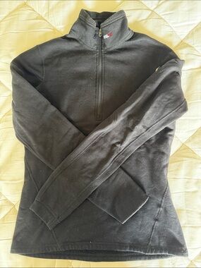 RLX Ralph Lauren Black Women's Half-Zip Pullover